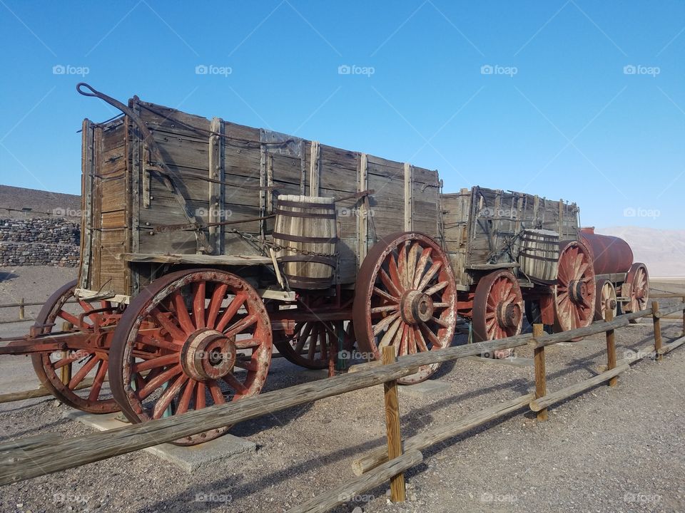 Old mine wagon