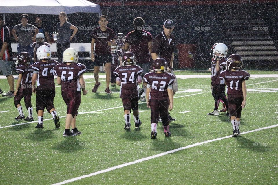 Getting it done in the Rain