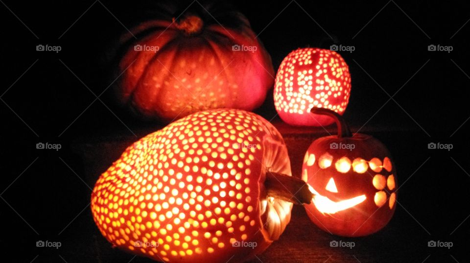 holes pumpkin's