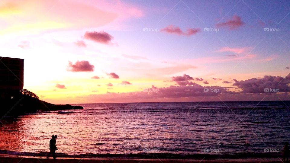 Sunset, Water, Dawn, Sea, Ocean
