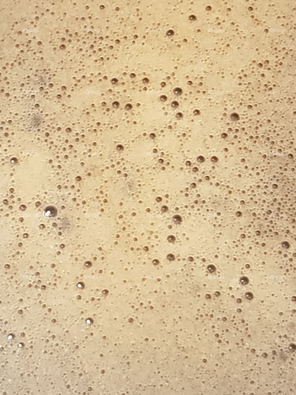 texture on a cup of coffee