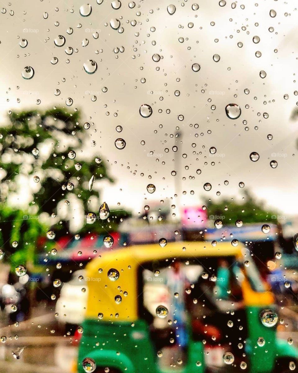 Kerala rain drops
