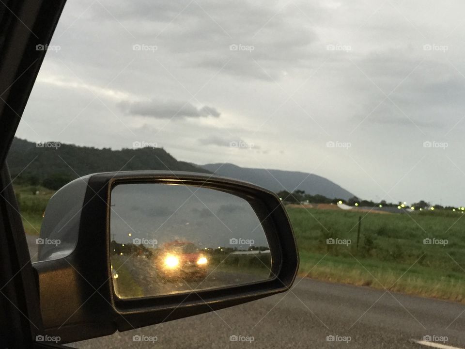 Scene From A Rear View Mirror 