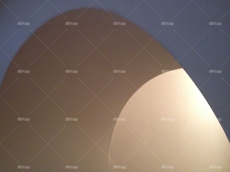 archway. archway at night with the light on