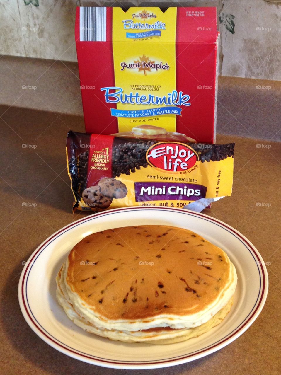 Chocolate chip pancakes 