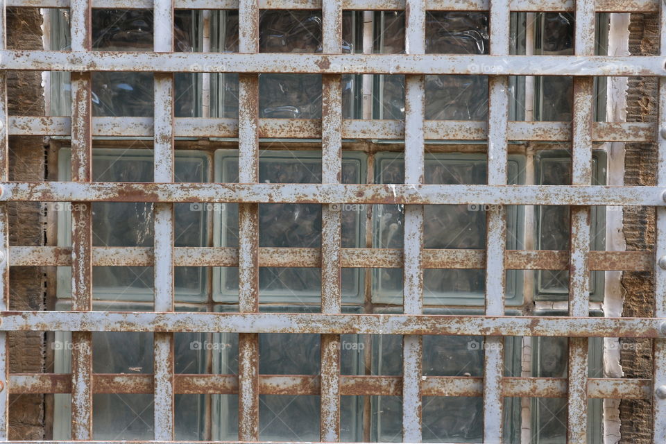 Iron grid window