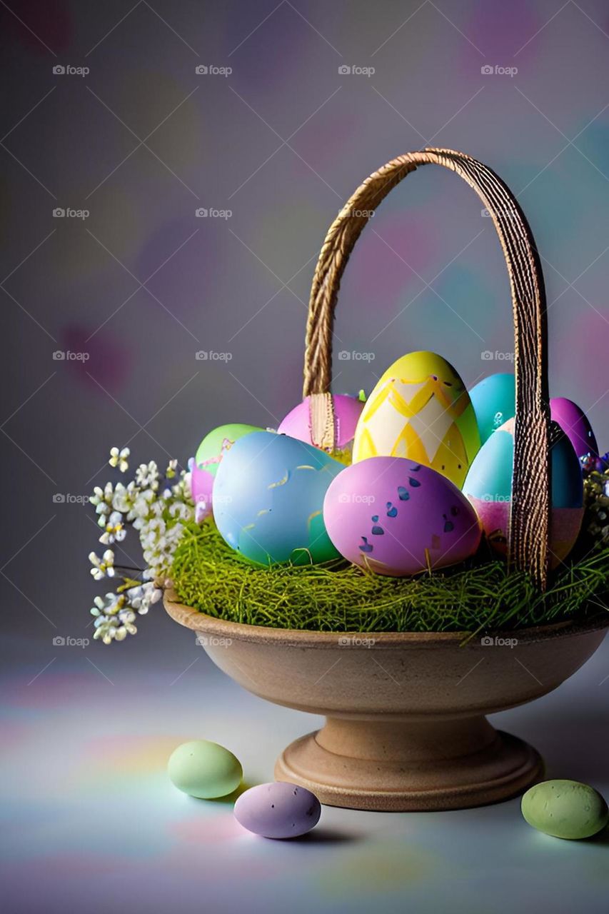Easter, Easter feast, Easter eggs, colored eggs, Spring, Egg,