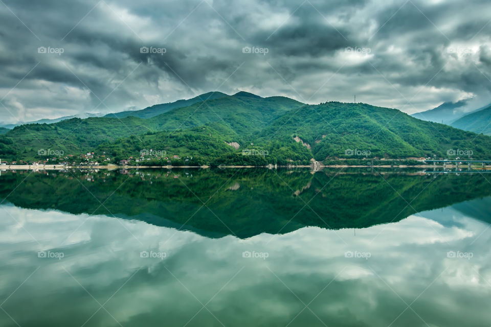 Reflection on the lake