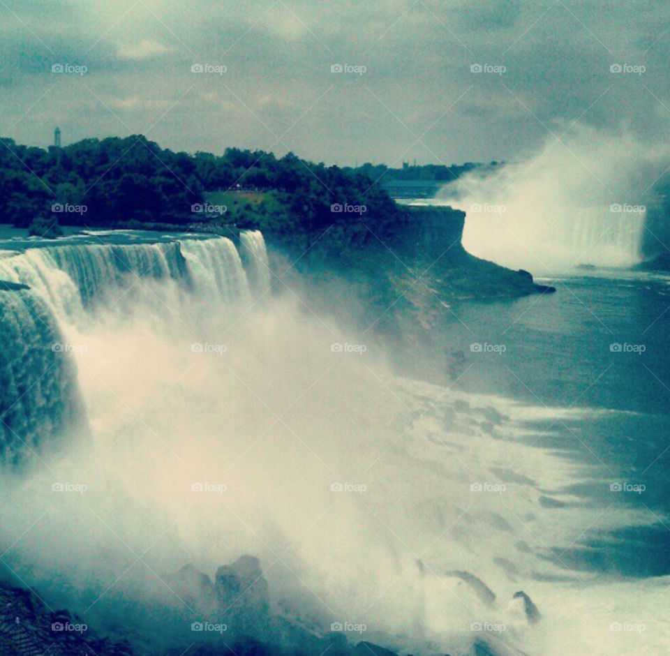 Niagara Falls in New York State