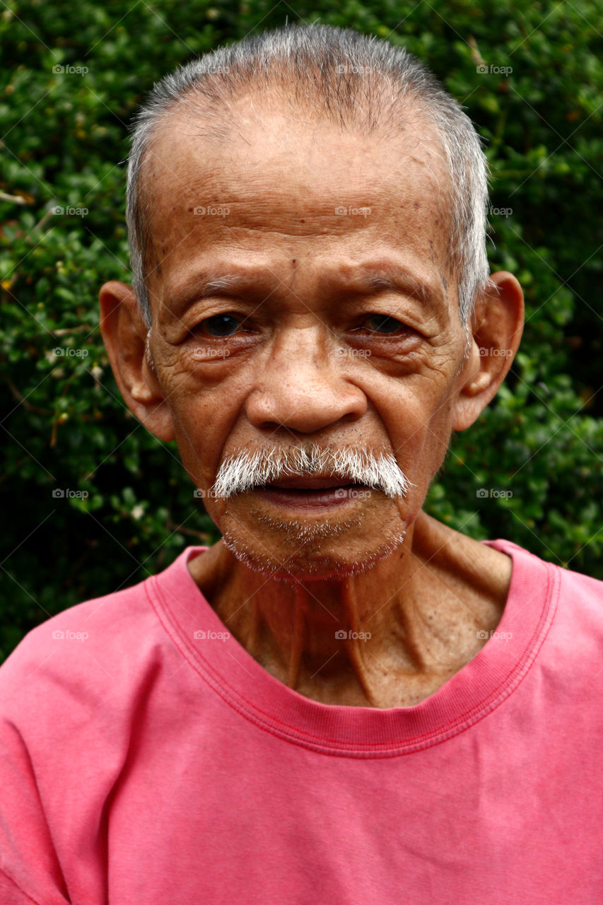 portrait of a mature Filipino man