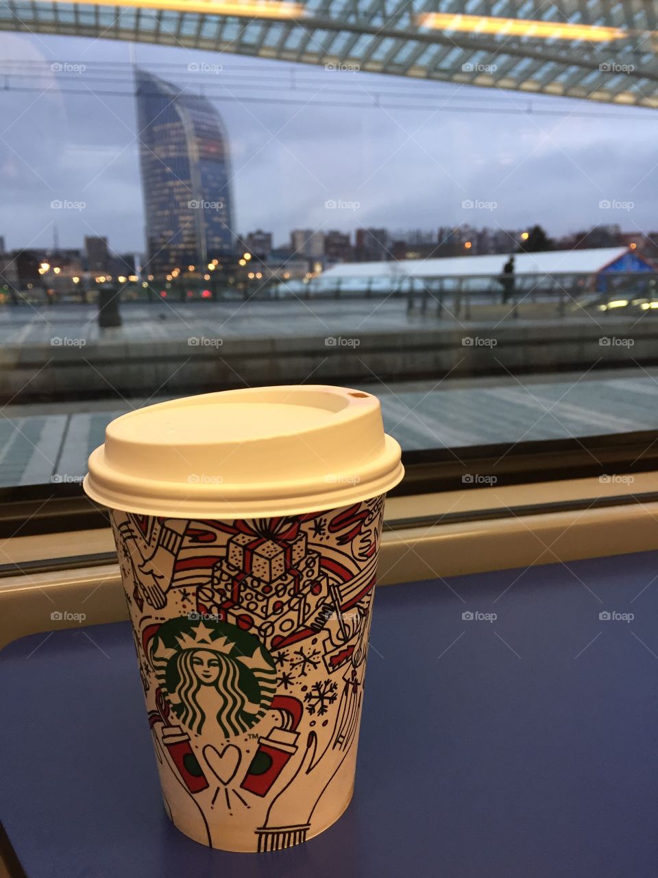 Coffee train , Liege !