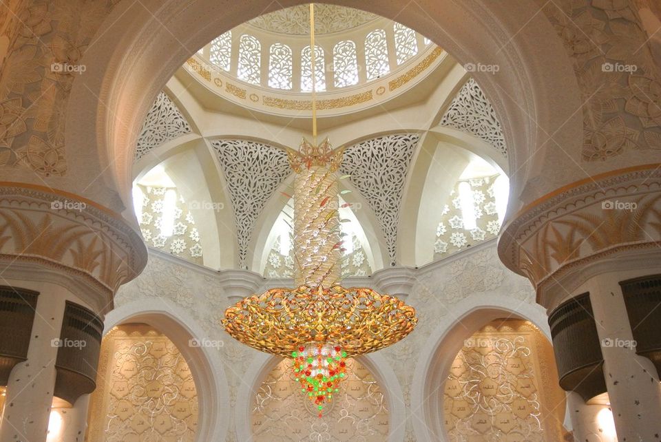 Chandelier in Mosque