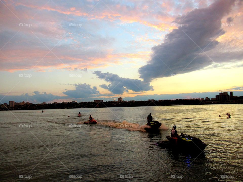 summer time ,sky and clouds