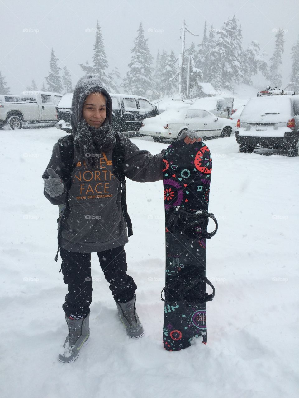 Winter on mount baker