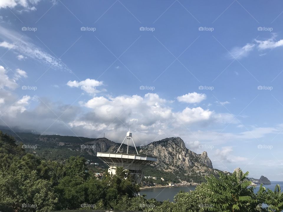 Mountains and seaside