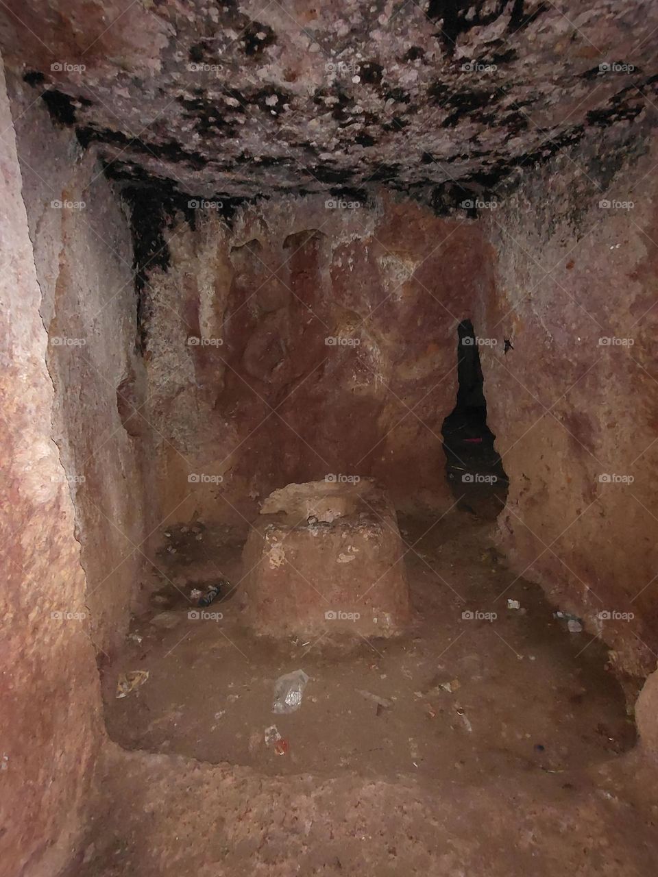 A place of prayer in the cave