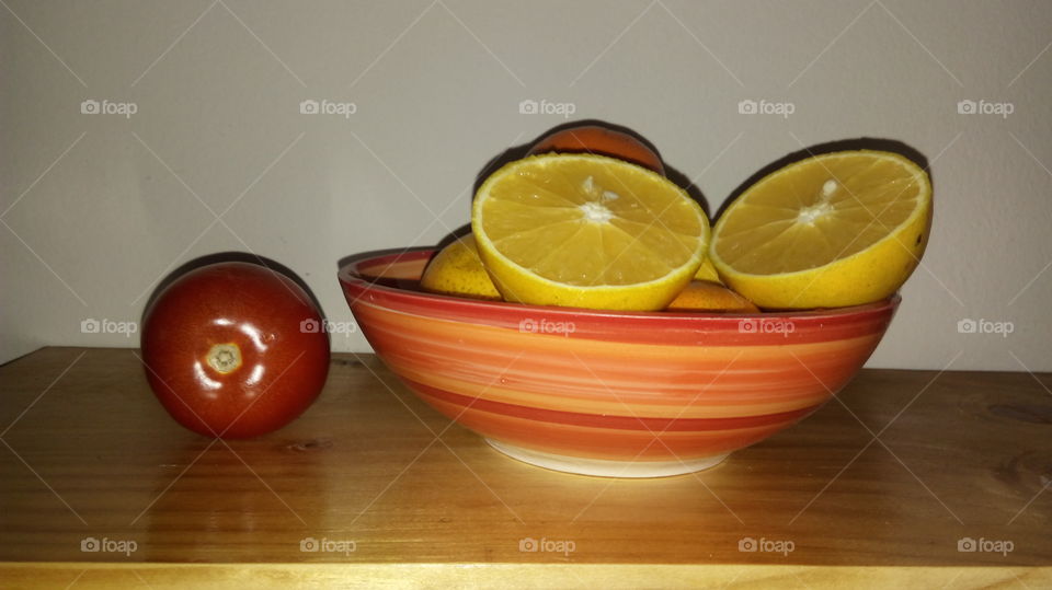 Frutos: Tomate, naranjas, mandarinas...