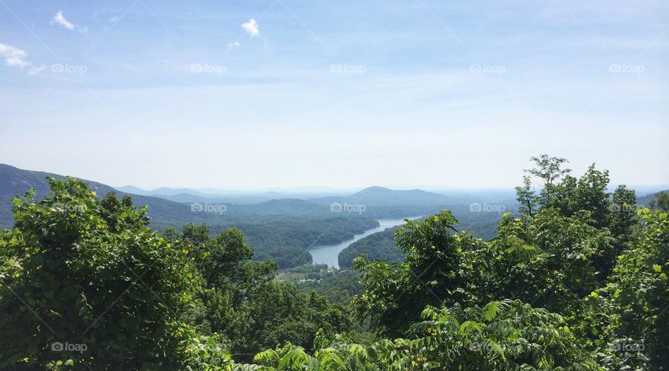 Chimney rock view