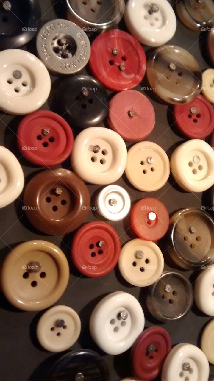 Buttons on the wall
