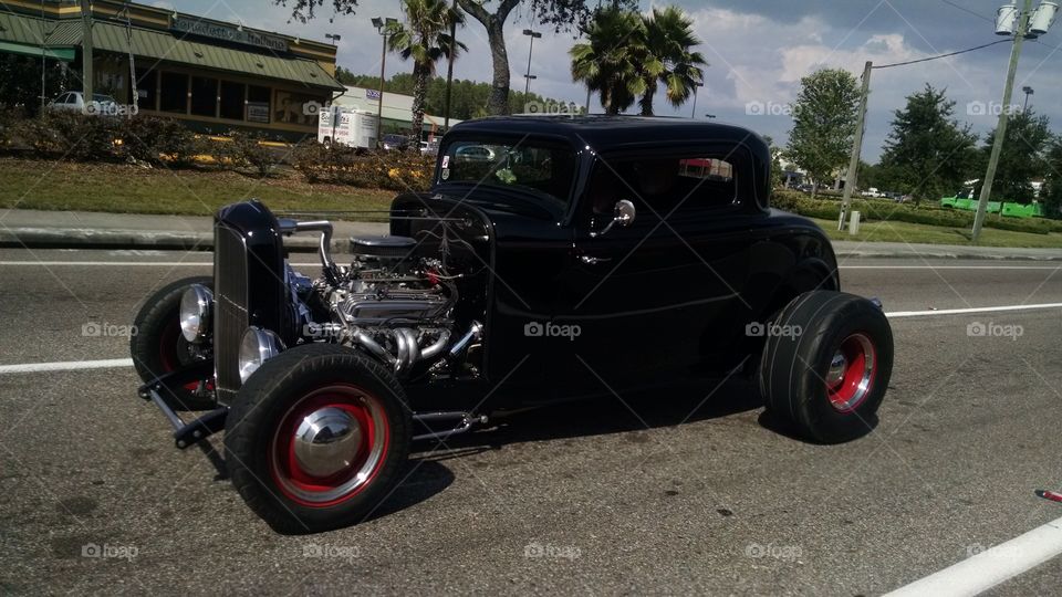 Old Timer . I was in the back seat looking out the window and I saw this.