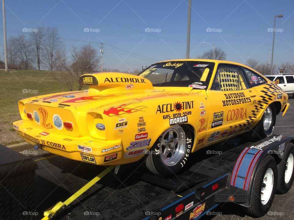 Vintage race car