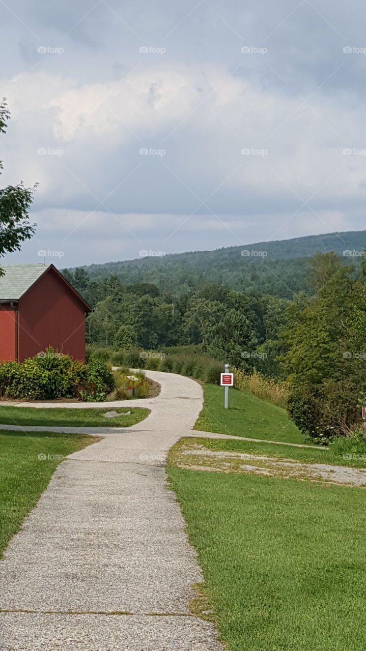 Norman Rockwells studio....some view