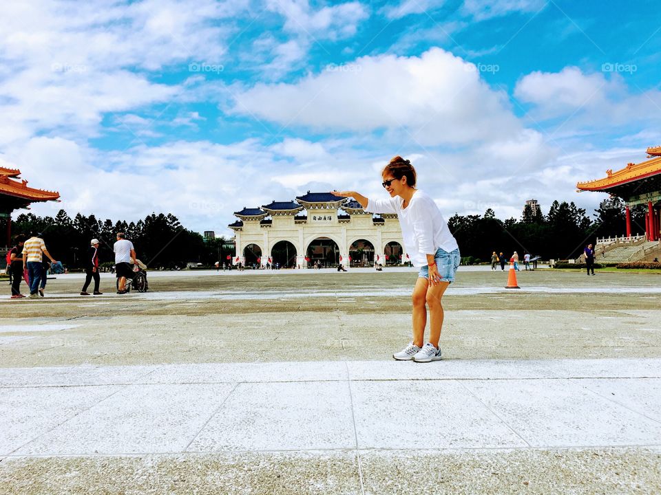 One of the Wonders of Crouching Tiger, Taiwan, This photo is was taken during the trip in Chiang Kai Shek Memorial,Taiwan