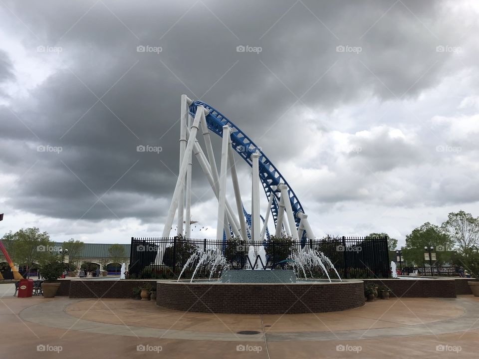 Storm over roller coaster2