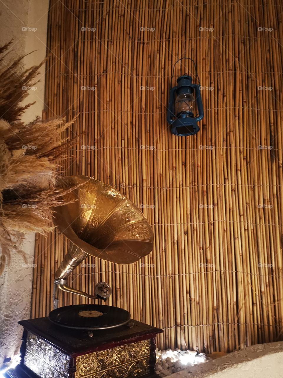 Classic CD player device used as a kind of masterpiece decoration