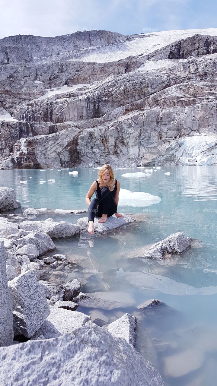 ice cold but beautiful - Gletschersee Österreich
