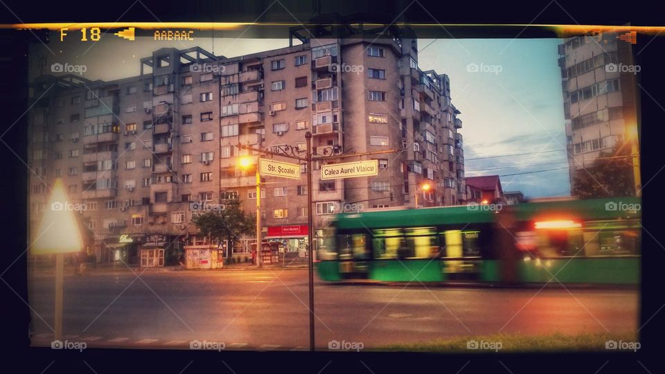 tram in Arad