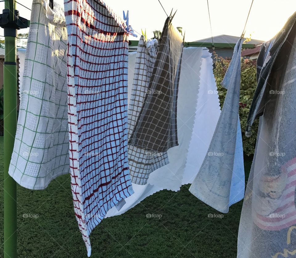Drying laundry