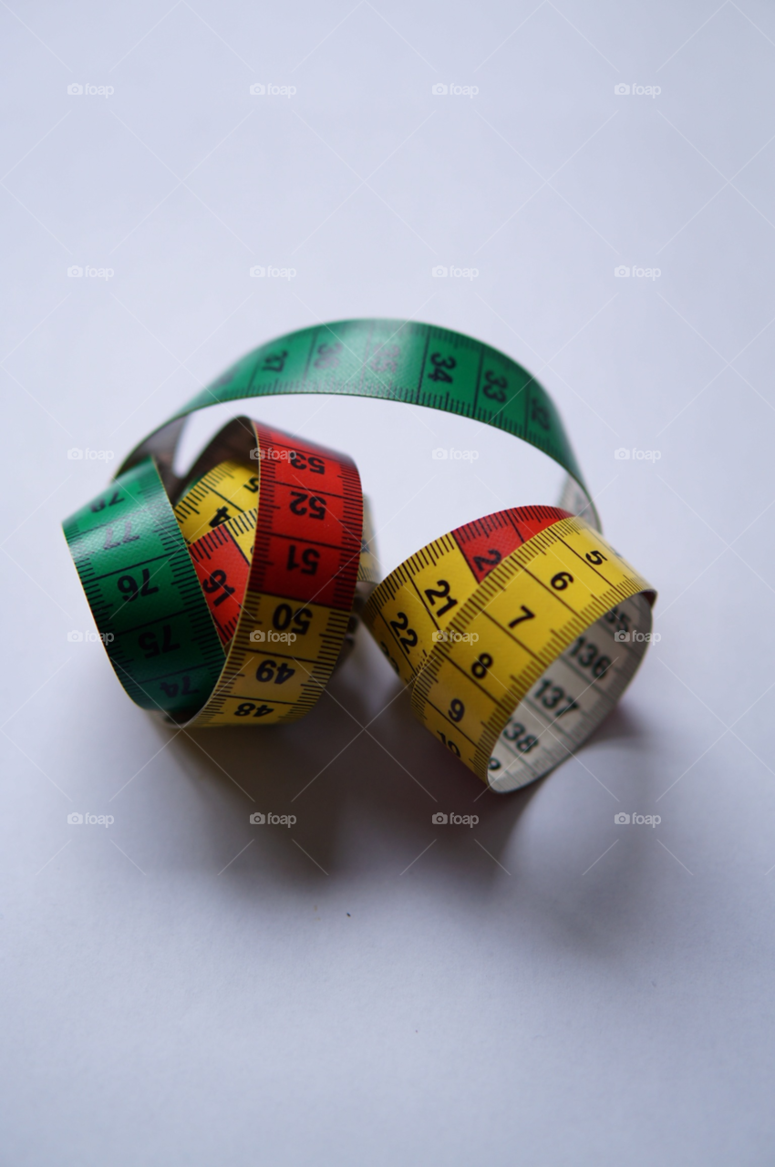 measuring measuring tape tapeline colorfull by lexlebeur