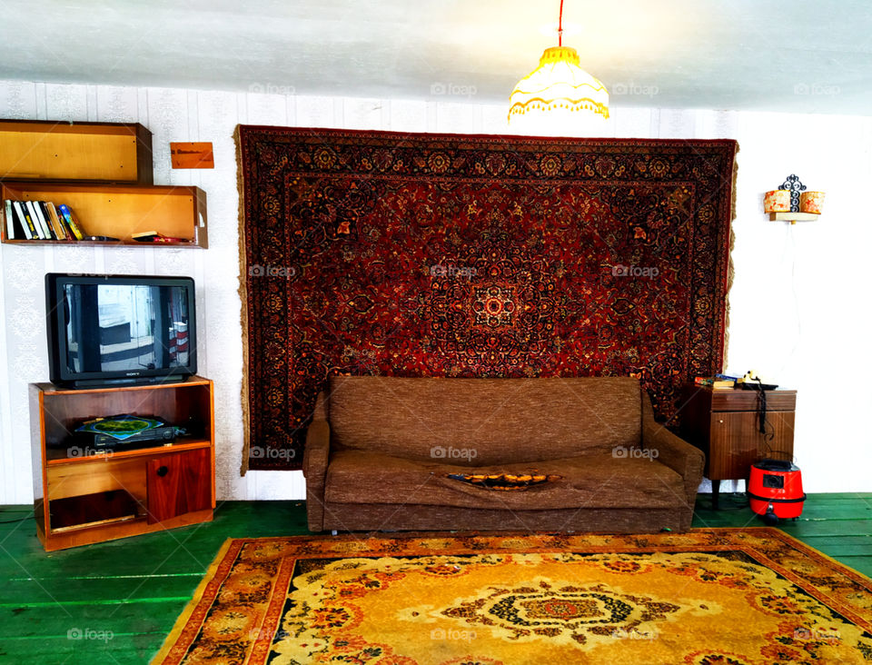 Exposition of the Soviet room of the 80s