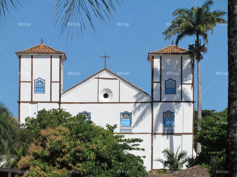igreja matriz em Pirenópolis Brasil