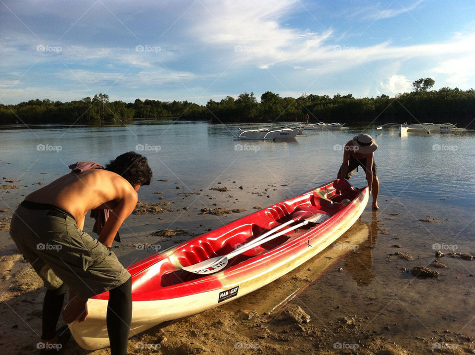 beach kayak philippines cebu by skyler