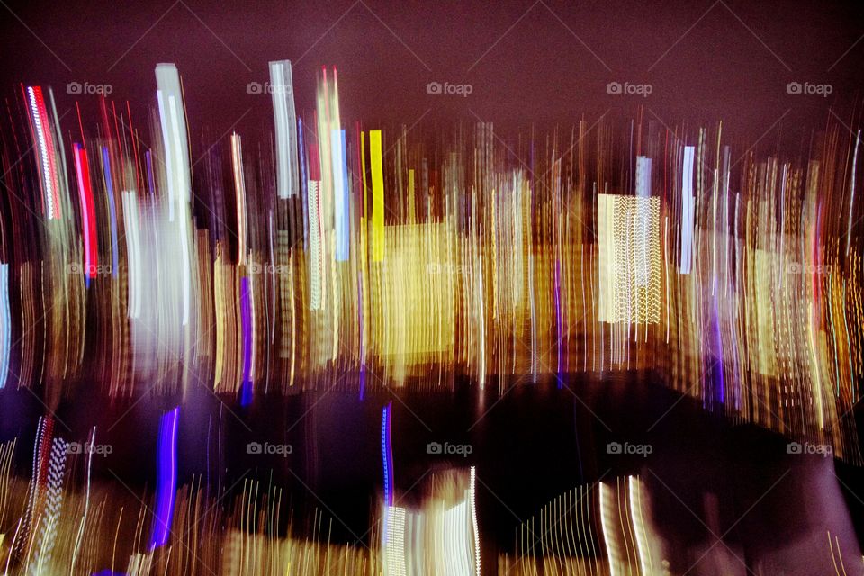 skyscrapers motion blur