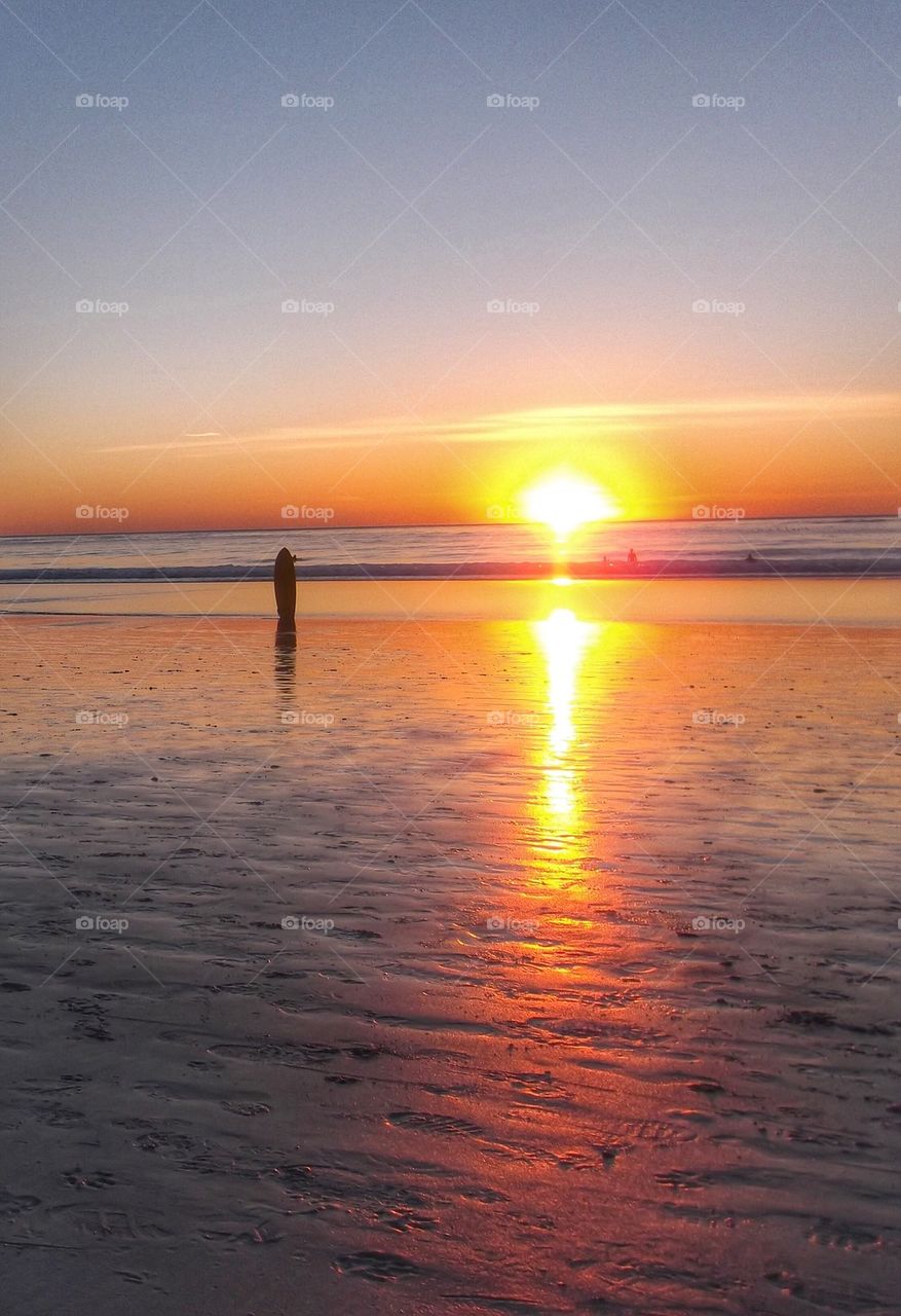 Evening on the beach