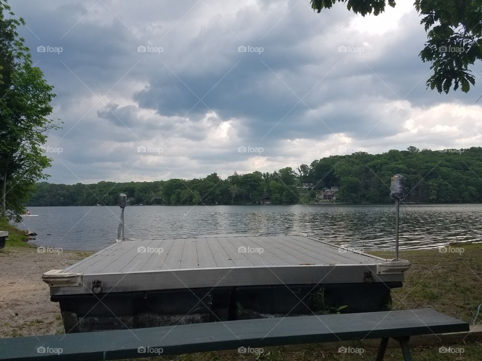 dockside at the lake