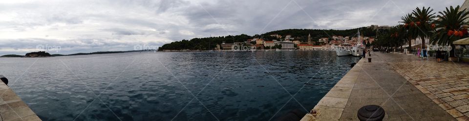 Harbor view, Hvar, Croatia