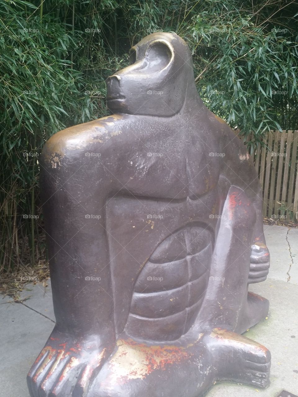 Gorilla sculpture