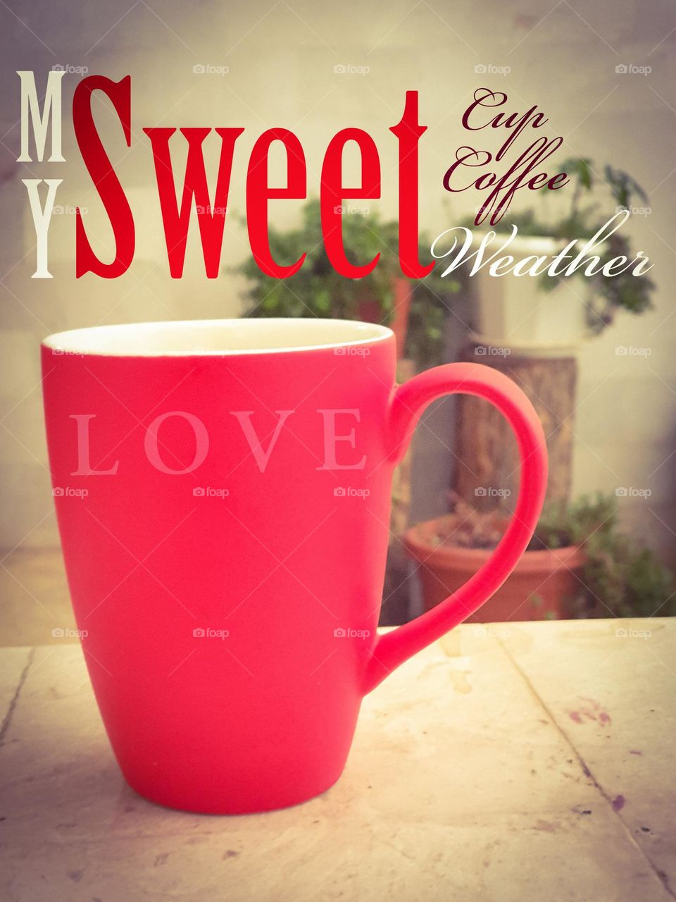 Love my coffee And My Cup