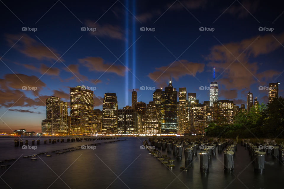 Tower lights nyc memorial 