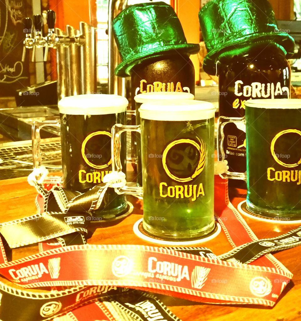 patrick's day. Coruja Patricks Day