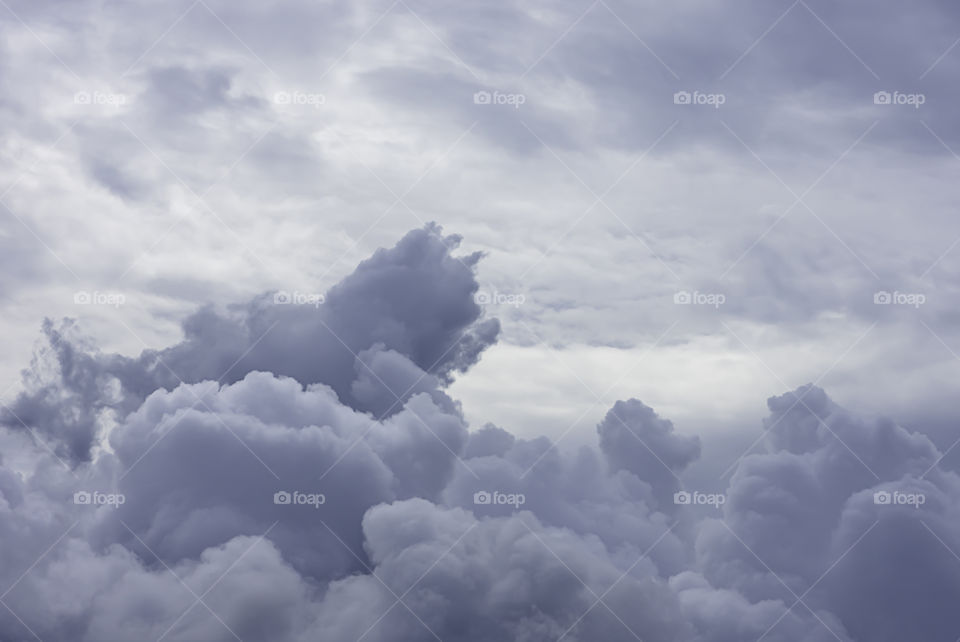 The beauty of the sky and the rain cloud in the day time.