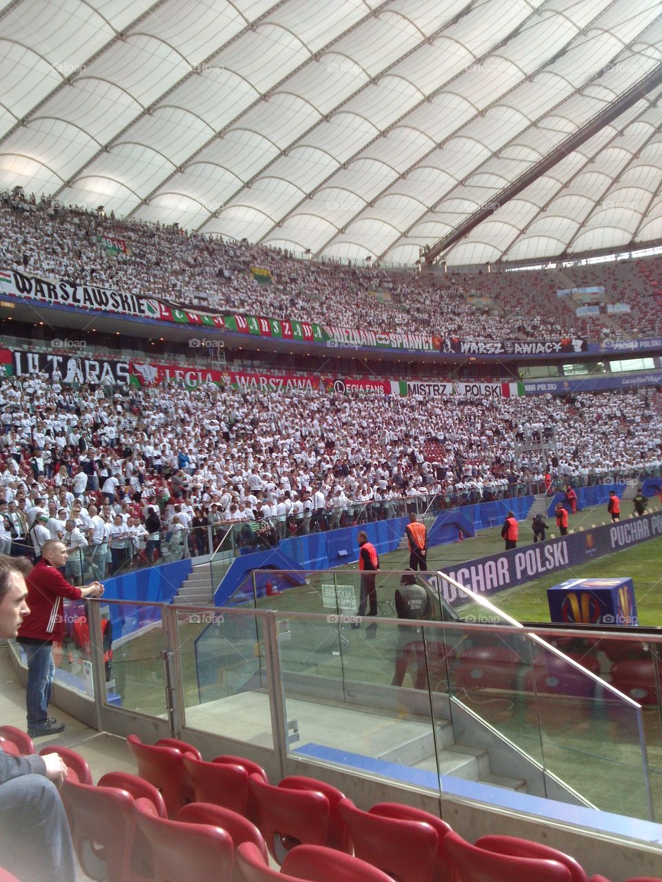 Game time. Legia Warsaw Ultras