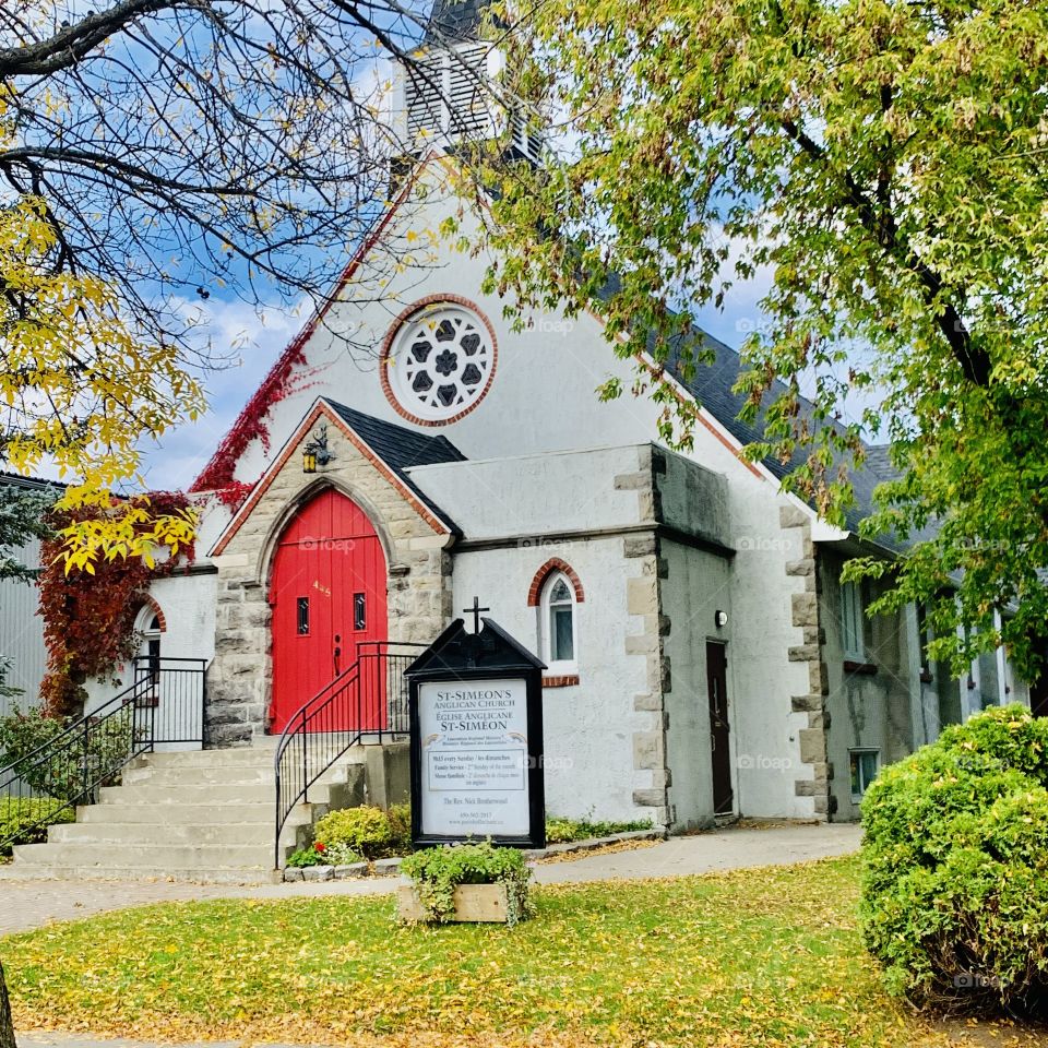 Anglican Church on Main Street Lachute, Quebec, Canada 🍁