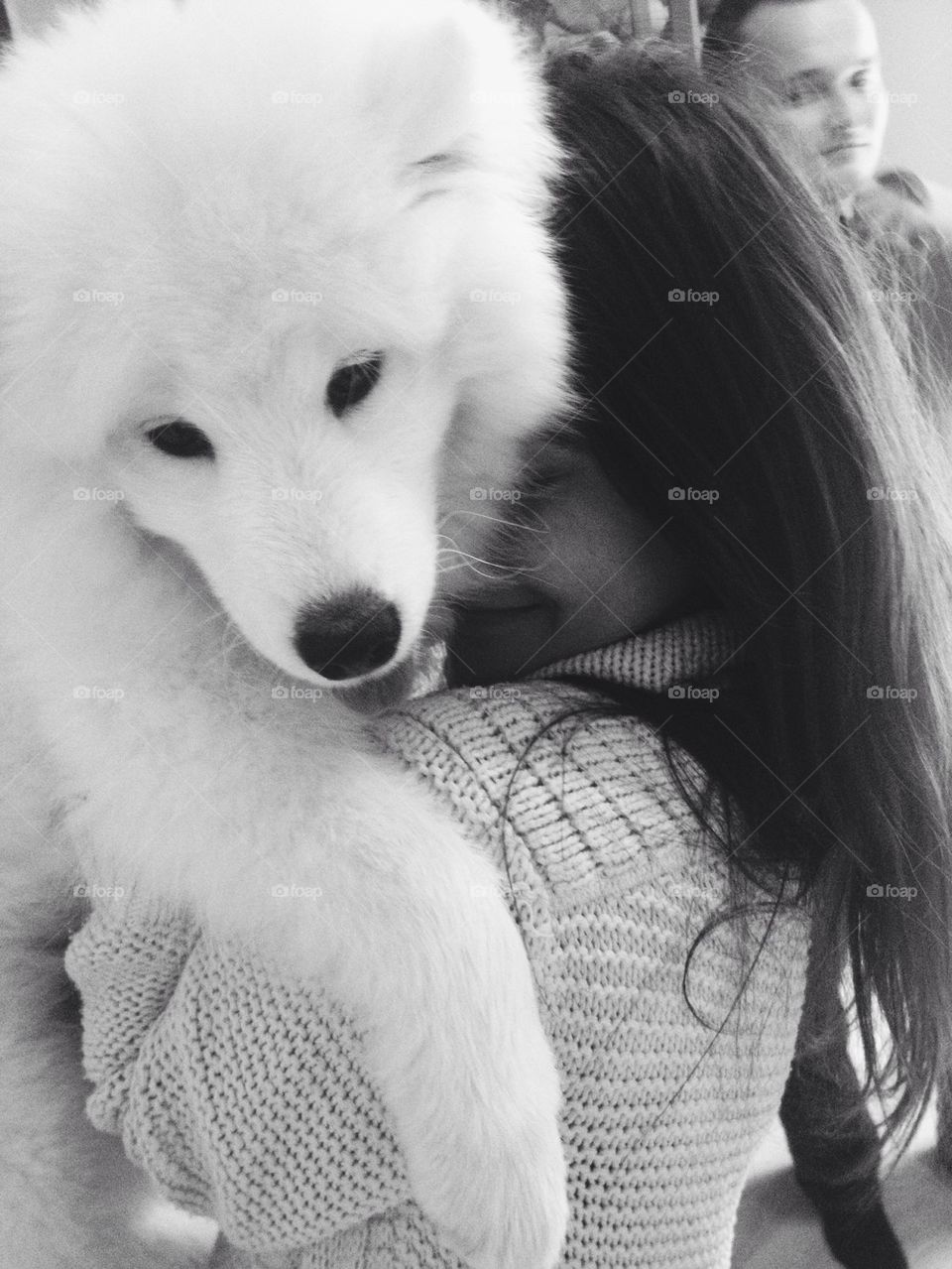 white black animal love by safonkina