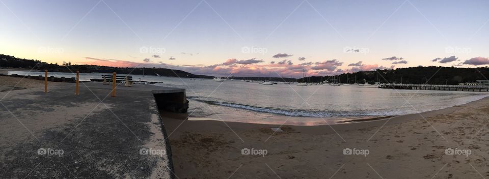 Balmoral Beach at dusk