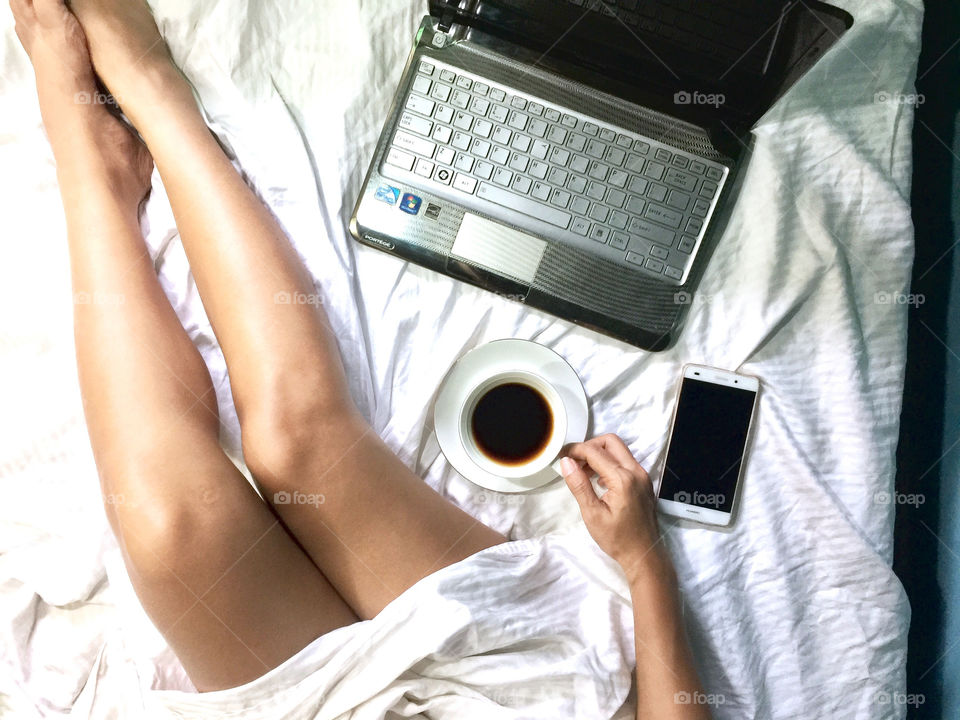 Coffee in bed